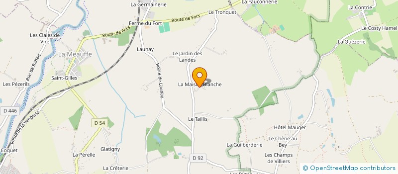 localisation de l'entreprise MADAME ISABELLE HELLER  LA MEAUFFE