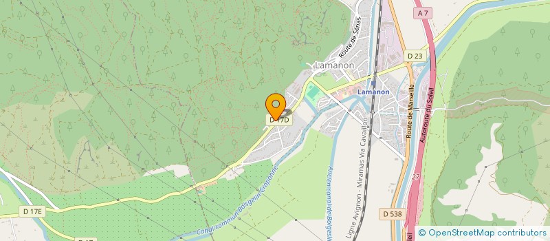 localisation de l'entreprise MADAME ISABELLE HEMBERSIN  LAMANON