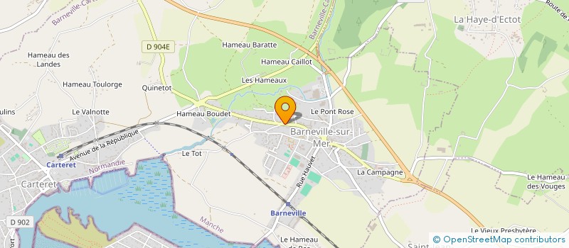 localisation de l'entreprise MADAME ISABELLE HENER à BARNEVILLE-CARTERET