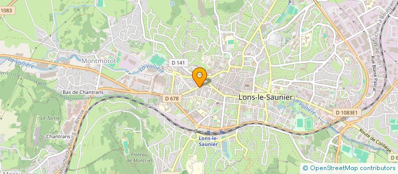 localisation de l'entreprise MADAME ISABELLE HENRY à LONS-LE-SAUNIER