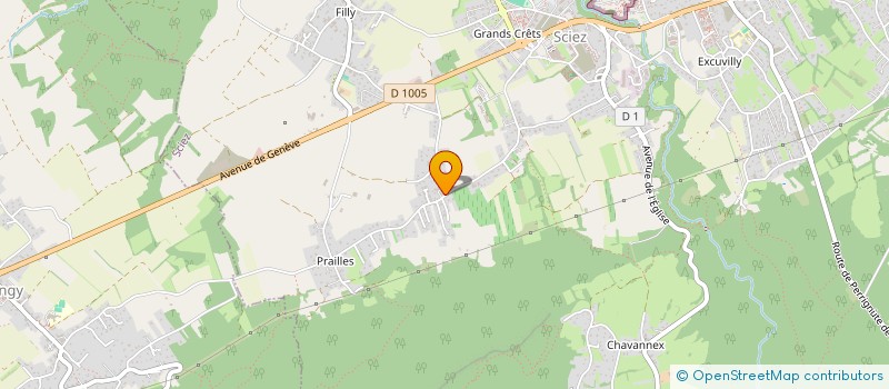 localisation de l'entreprise MADAME ISABELLE HENRY  SCIEZ
