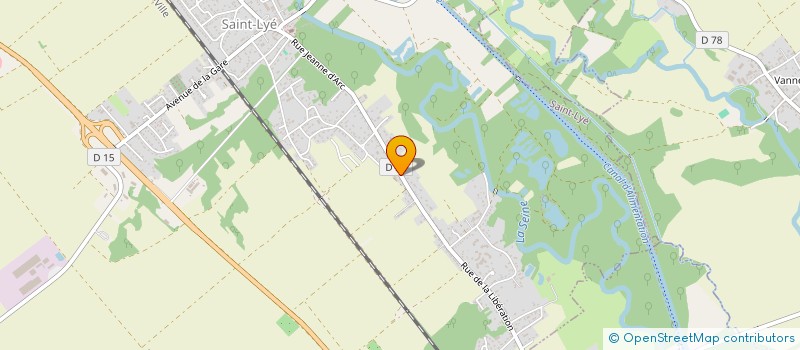 localisation de l'entreprise MADAME ISABELLE HENRY  SAINT-LYE