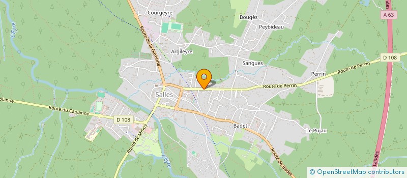 localisation de l'entreprise MADAME ISABELLE HERAULT  SALLES