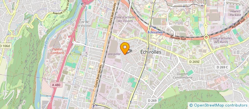 localisation de l'entreprise MADAME ISABELLE HERMAN MISSE  ECHIROLLES