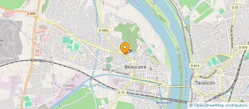 localisation de l'entreprise MADAME ISABELLE HERNANDEZ à BEAUCAIRE