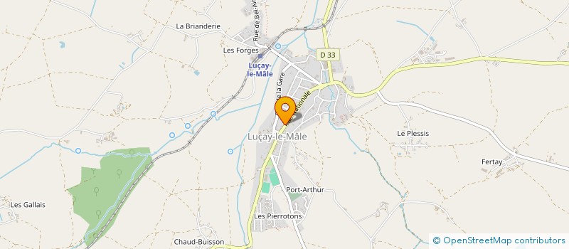 localisation de l'entreprise MADAME ISABELLE HEROUX à LUCAY-LE-MALE