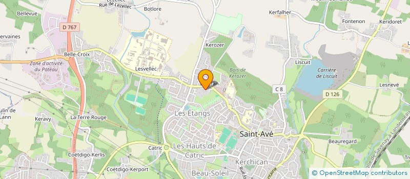 localisation de l'entreprise MADAME ISABELLE HEROUX  SAINT-AVE