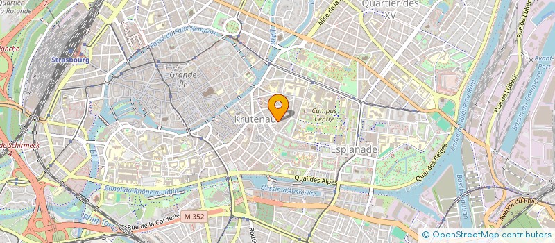 localisation de l'entreprise MADAME ISABELLE HERRMANN à STRASBOURG