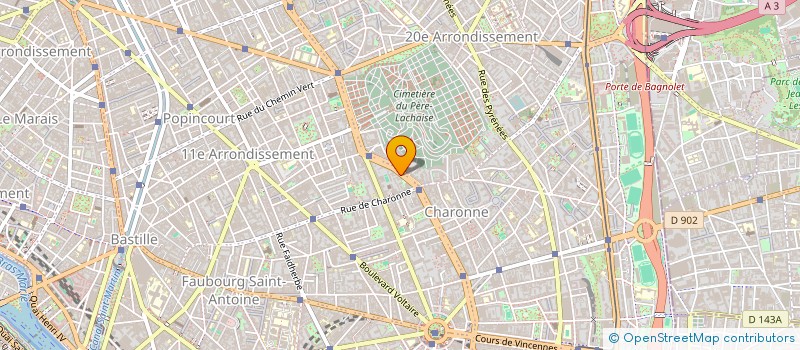 localisation de l'entreprise MADAME ISABELLE HERVE  PARIS