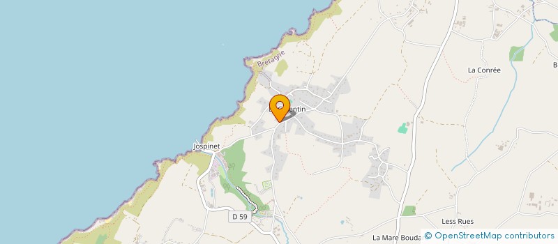 localisation de l'entreprise MADAME ISABELLE HERVE  LAMBALLE-ARMOR