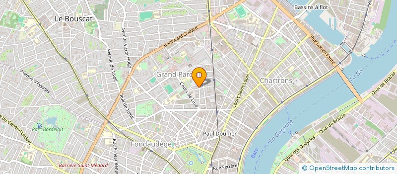 localisation de l'entreprise MADAME ISABELLE HERVE à BORDEAUX
