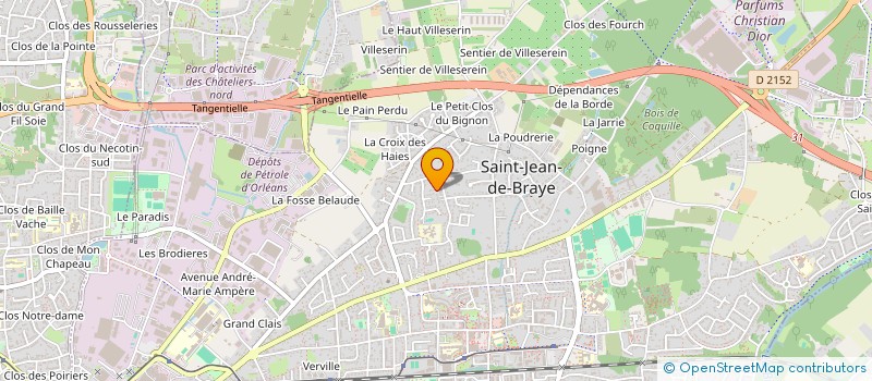 localisation de l'entreprise MADAME ISABELLE HERVET à SAINT-JEAN-DE-BRAYE