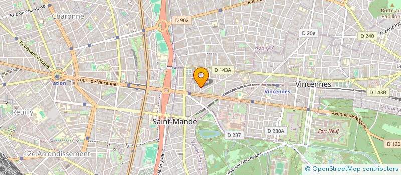 localisation de l'entreprise MADAME ISABELLE HESSEL à VINCENNES