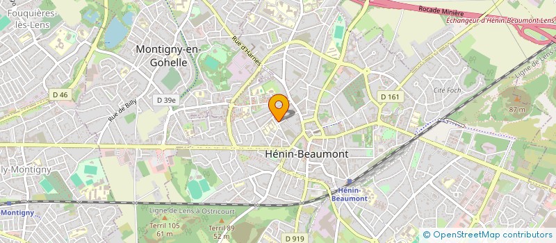 localisation de l'entreprise MADAME ISABELLE HIBON à HENIN-BEAUMONT