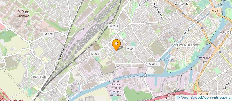 localisation de l'entreprise MADAME ISABELLE HIBON à LILLE