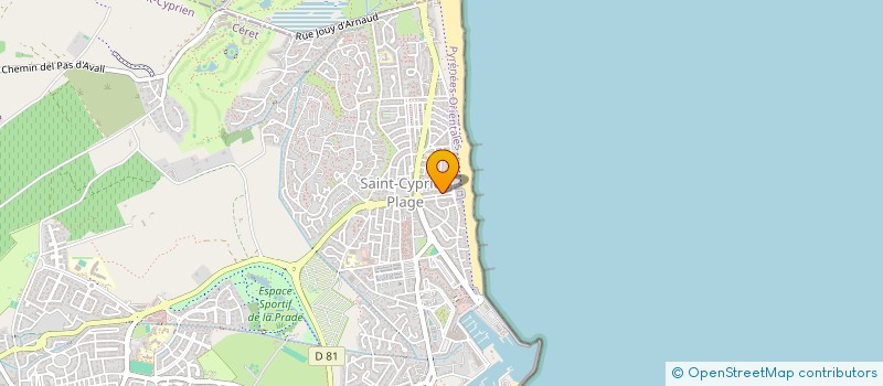 localisation de l'entreprise MADAME ISABELLE HIBSCHELE  SAINT-CYPRIEN