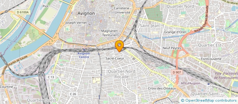 localisation de l'entreprise MADAME ISABELLE HIFFLER  AVIGNON