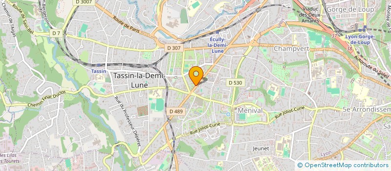 localisation de l'entreprise MADAME ISABELLE HIGEL à TASSIN-LA-DEMI-LUNE