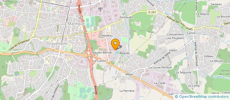 localisation de l'entreprise MADAME ISABELLE HILAIRE  ARTIGUES-PRES-BORDEAUX