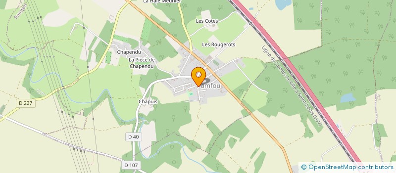 localisation de l'entreprise MADAME ISABELLE HIRON  PAMFOU