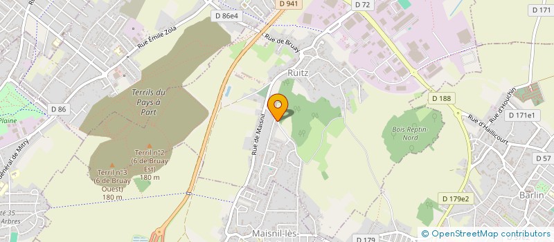 localisation de l'entreprise MADAME ISABELLE HIRSOU  MAISNIL-LES-RUITZ