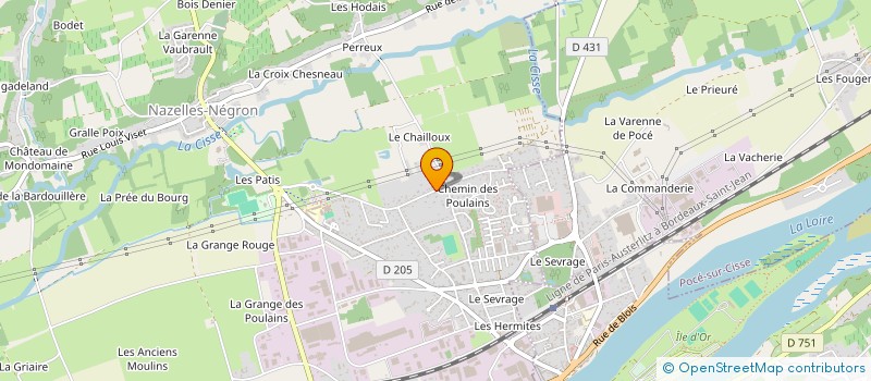 localisation de l'entreprise MADAME ISABELLE HIRT  NAZELLES-NEGRON