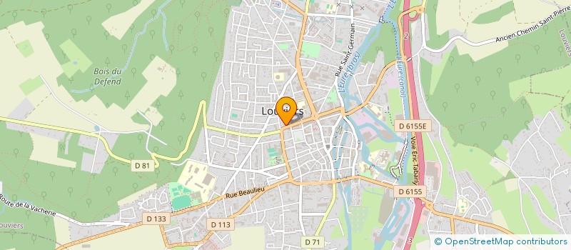 localisation de l'entreprise MADAME ISABELLE HIVET à LOUVIERS