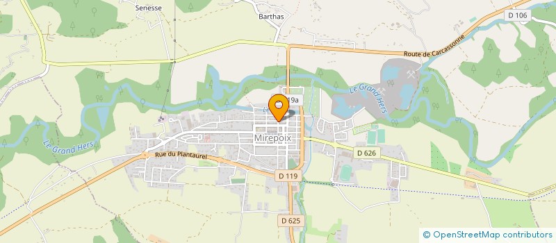 localisation de l'entreprise MADAME ISABELLE HODY  CHALABRE