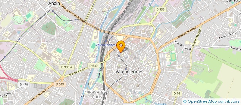 localisation de l'entreprise MADAME ISABELLE HOFFMANN à VALENCIENNES