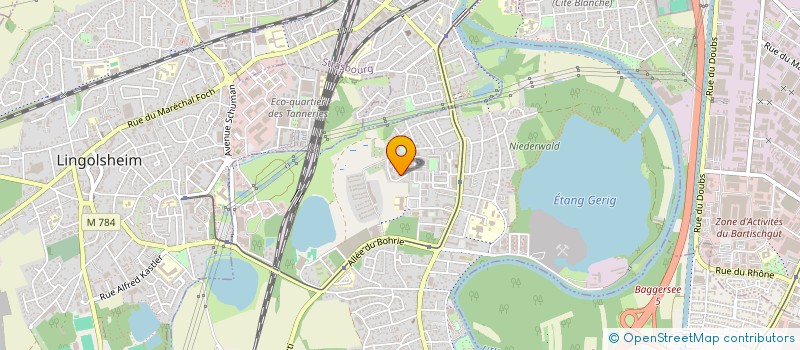 localisation de l'entreprise MADAME ISABELLE HOFFMANN  OSTWALD