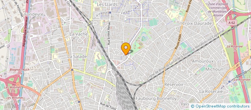 localisation de l'entreprise MADAME ISABELLE HOULES  TOULOUSE