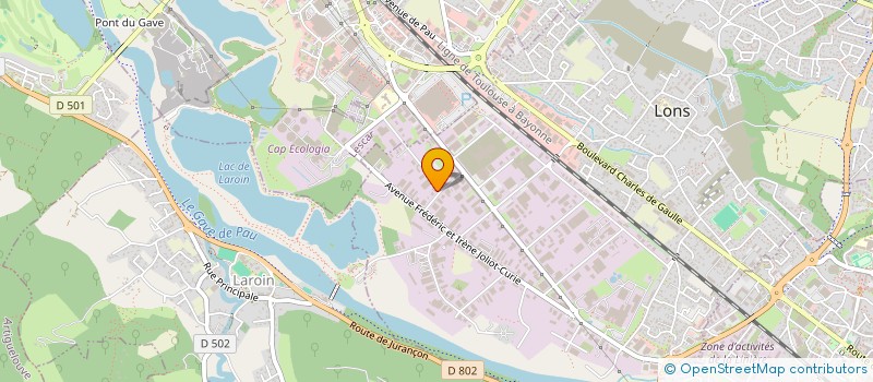 localisation de l'entreprise MADAME ISABELLE HOURCADE  LONS