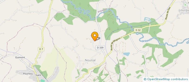 localisation de l'entreprise MADAME ISABELLE HOURCQ  NOUSSE