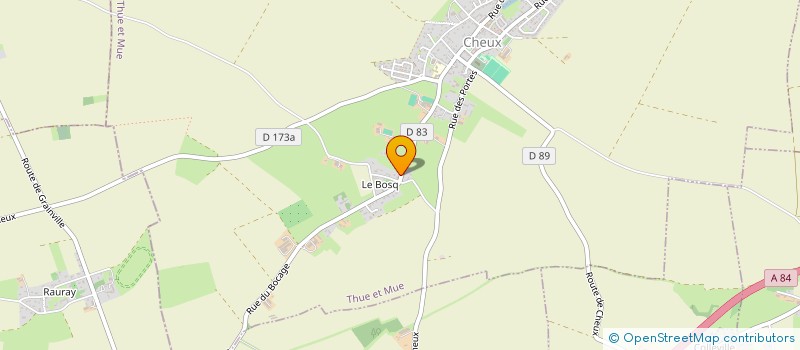 localisation de l'entreprise MADAME ISABELLE HOUSSIN  THUE ET MUE