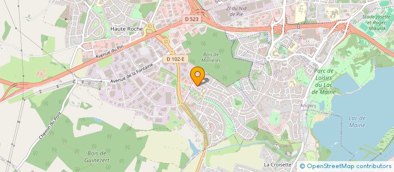 localisation de l'entreprise MADAME ISABELLE HOUSSIN  ANGERS