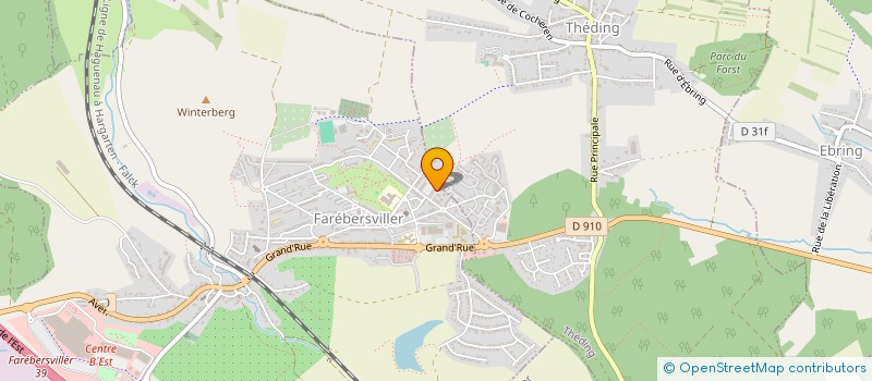 localisation de l'entreprise MADAME ISABELLE HOUSSIN  FAREBERSVILLER