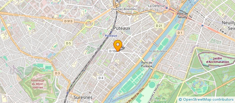 localisation de l'entreprise MADAME ISABELLE HUANG à SURESNES