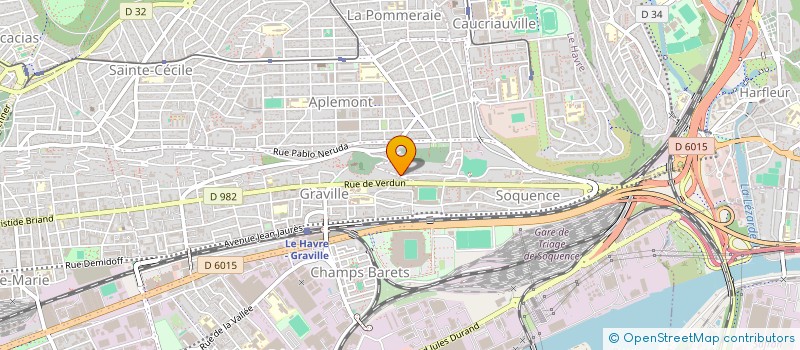 localisation de l'entreprise MADAME ISABELLE HUET  LE HAVRE