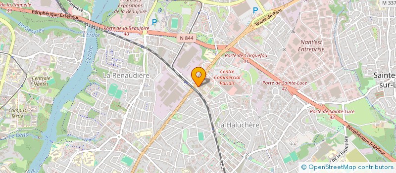 localisation de l'entreprise MADAME ISABELLE HUGUENIN à NANTES