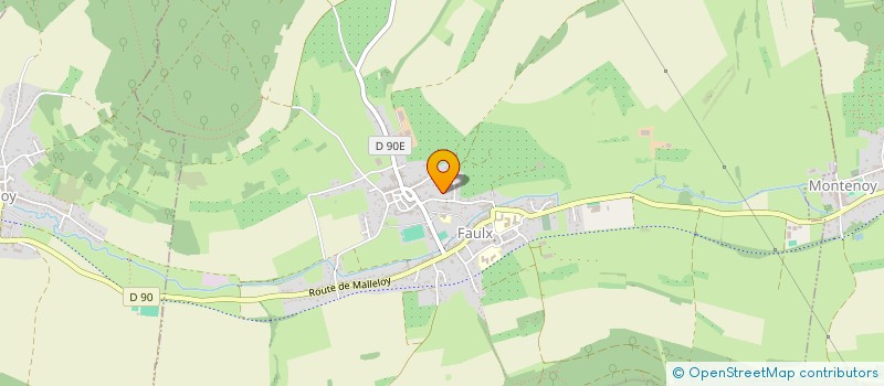 localisation de l'entreprise MADAME ISABELLE HUILIE  FAULX