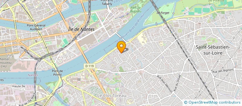 localisation de l'entreprise MADAME ISABELLE HUMBERT  SAINT-SEBASTIEN-SUR-LOIRE