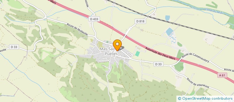 localisation de l'entreprise MADAME ISABELLE IMBERT  MAS-SAINTES-PUELLES