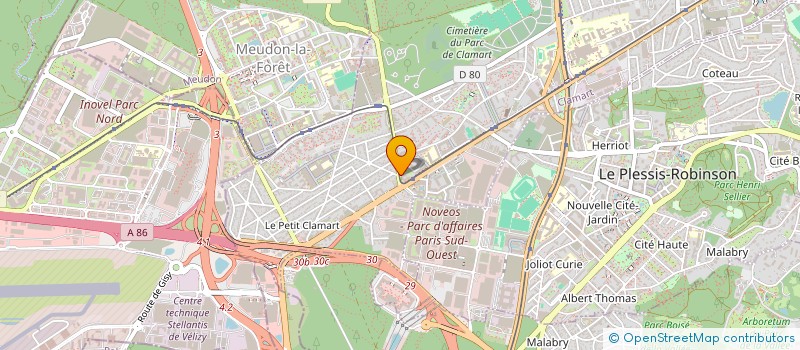 localisation de l'entreprise MADAME ISABELLE IONESCU  CLAMART