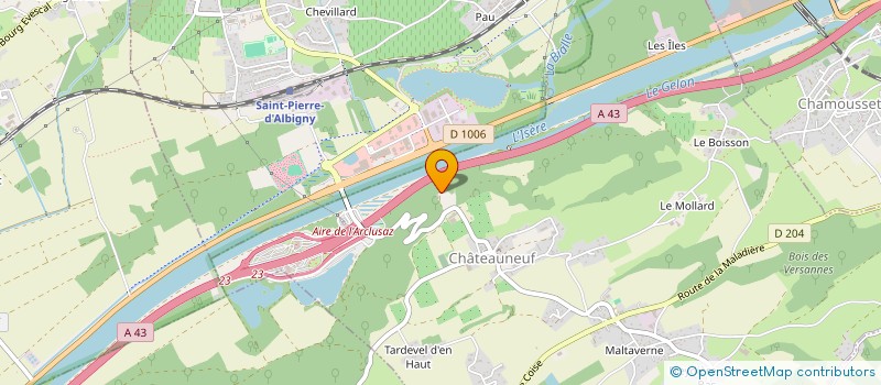 localisation de l'entreprise MADAME ISABELLE IRENEE  CHATEAUNEUF