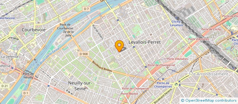 localisation de l'entreprise MADAME ISABELLE IRISSOU à LEVALLOIS-PERRET