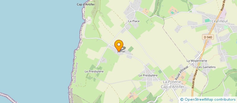 localisation de l'entreprise MADAME ISABELLE ISAAC à LA POTERIE-CAP-D'ANTIFER