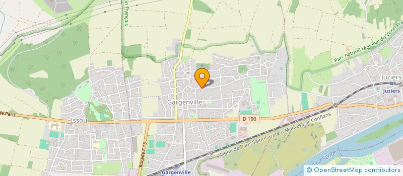 localisation de l'entreprise MADAME ISABELLE ISABELLE BONNET  GARGENVILLE