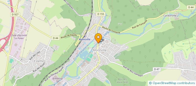 localisation de l'entreprise MADAME ISABELLE ISABELLE PARENTY  MONTVILLE