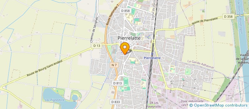 localisation de l'entreprise MADAME ISABELLE JACOBELLI à PIERRELATTE