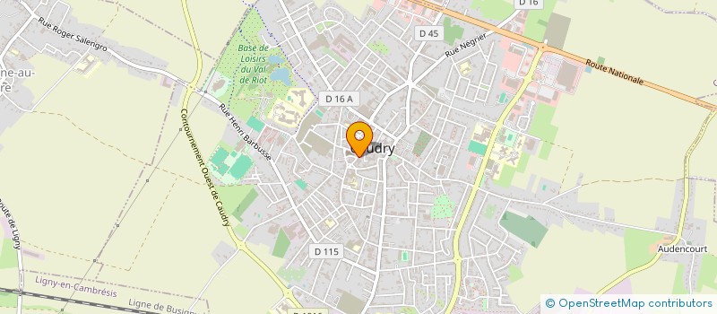 localisation de l'entreprise MADAME ISABELLE JACQMIN  CAUDRY